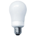 14 Watt - A-Shape CFL - 60 W Equal - 2700K Warm White - Min. Start Temp. 0 Deg. F - 80 CRI - 59 Lumens per Watt - 15 Month Warranty - Energy Miser FE-GU-14W-27K Screw In CFL