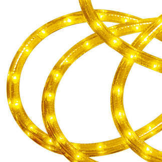 30 ft. Yellow Rope Light Kit