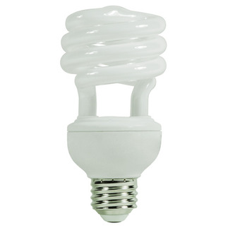 20 Watt - CFL - 75 W Equal - 4100K Cool White - Min. Start Temp. 5 Deg. F - 82 CRI - 48 Lumens per Watt - 15 Month Warranty - GE Lighting 25186 Screw In CFL