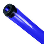 48 in. - T12 - Blue - Tube Guard with End Caps - Colored Plastic Lamp Sleeve