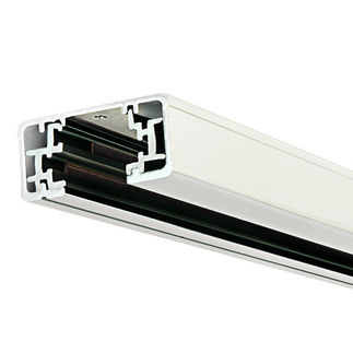 Nora NT-304W - White - 8 ft. Track - Single Circuit - Compatible with Halo Track
