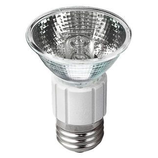 Plusrite 3476 - 75 Watt - MR16 - 50 deg. Wide Flood - Medium Base - 120 Volt - Glass Face - 2,000 Life Hours - Halogen Light Bulb