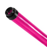 48 in. - T5 - Pink - Tube Guard with End Caps - Colored Plastic Lamp Sleeve