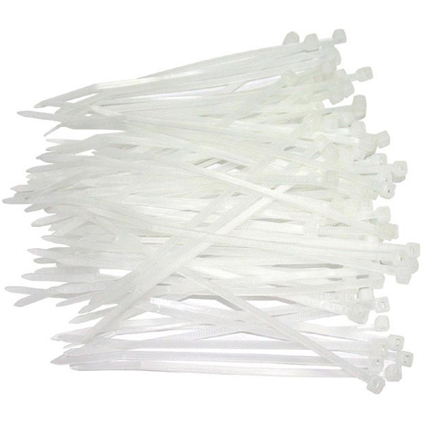 Clear Zip Ties | Christmas Light Accessory | 100 Pack