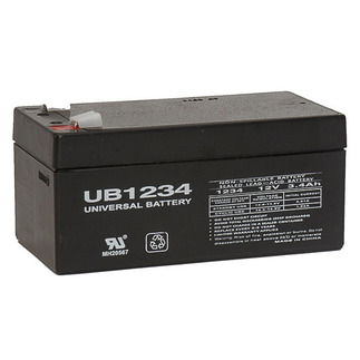 SLA UPG UB1234 - AGM Battery - Sealed Lead Acid - 12 Volt - 3.4 Ah Capacity - F1 Terminal