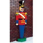 Life-Size Half Christmas Soldier - Fiberglass - 6.3 ft.