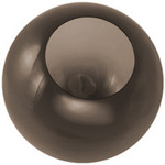 20 in. Smoke Acrylic Globe - with 5.25 in. Neckless Opening