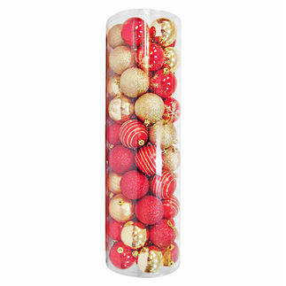 Red and Gold Ball Ornaments