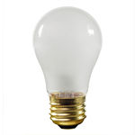 15 Watt - A15 - Frost - Appliance Bulb - 1,500 Life Hours -