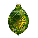 Illuminated - Christmas Sandstone Reflector Decoration - 22 in. - Green