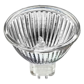Sylvania 58322 - 35 Watt - MR16 - Tru-Aim - FRA Narrow Flood - Glass Face - 2,000 Life Hours - 12 Volts