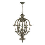 Quorum 6800-8-58 - Foyer Pendant - 8 Light - Mystic Silver