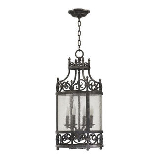 Quorum 6793-4-50 - Foyer Pendant - 4 Light - Spanish Silver Finish