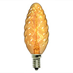 Shop for Antique Light Bulb - Gold Swirl