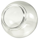 20 in. Clear Acrylic Globe - with 6 in. Extruded Neck Opening
