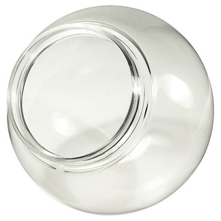 20 in. Clear Acrylic Globe - with 6 in. Extruded Neck Opening