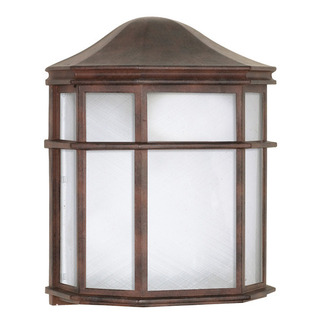 (1 CFL) Cage Lantern Wall Fixture - Nuvo Lighting 60-582